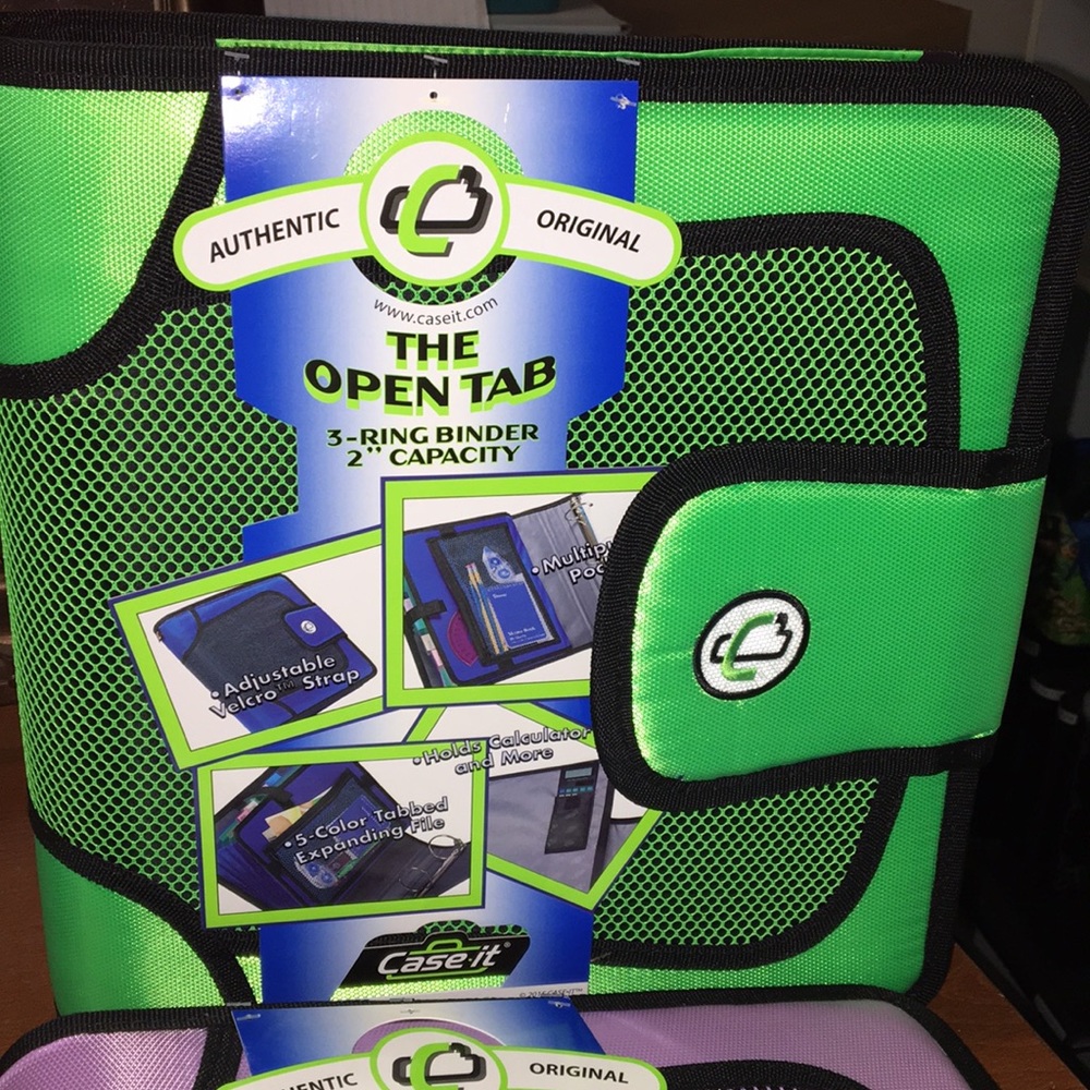 Case It-"The Open Tab".3-Ring-Binder